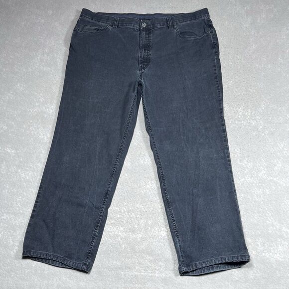 Hiltl Trousers Jeans Mens Size 44 Black Ultimate Stretch Denim Straight Relaxed - Picture 1 of 14